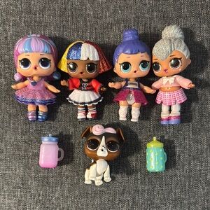 LOL Doll Set, 7 pieces